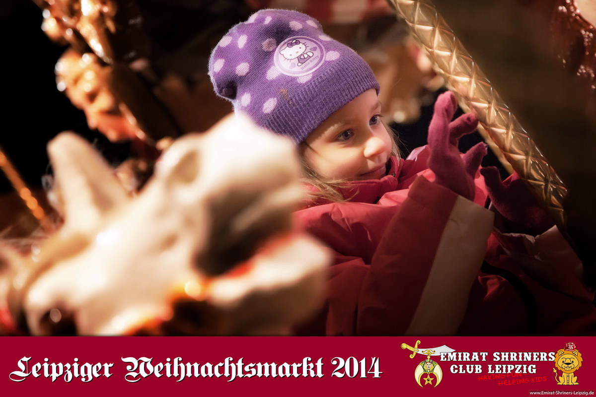Weihnachtsmarkt Leipzig 2014 - Emirat Shriners Leipzig - Kinderheim Pestalozzi Borna